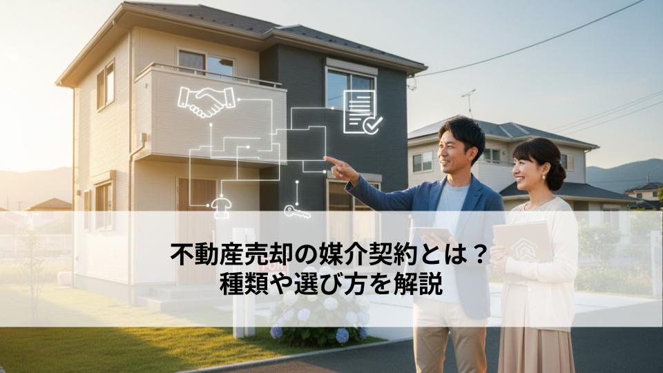 不動産売却の媒介契約とは？種類や選び方を解説